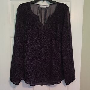 Liz Claiborne Top With Under Camisole